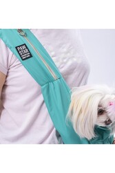 Pawstar Mint Crossbody Çanta Kedi Köpek Taşıma Çantası - Thumbnail