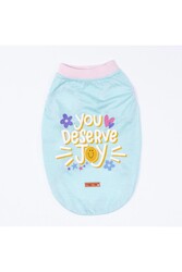Pawstar Mint Joy Kedi Köpek Tişörtü - Kedi Köpek Kıyafeti 2XL - Thumbnail