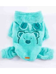 Pawstar Mint Koala Küçük Irk Peluş Tulum Köpek Tulumu Köpek Kıyafeti Kedi Kıyafeti L - Thumbnail