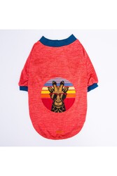 Pawstar Nar Çiçeği Giraffe Büyük Köpek Sweati - Köpek Kıyafeti 3XL (15 KG-45 KG) - Thumbnail