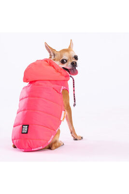 Pawstar - Pawstar Neon Fuşya Railway Anorak Yelek Köpek Yeleği Köpek Kıyafeti XL Köpek Yağmurluk