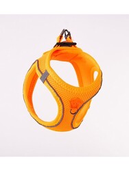 Pawstar Neon Turuncu Air-mesh Göğüs Tasması Kedi Köpek Göğüs Tasması S - Thumbnail