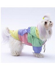 Pawstar Pastel Kauai Köpek Mont Köpek Yağmurluk Köpek Kıyafeti Köpek Elbisesi L - Thumbnail