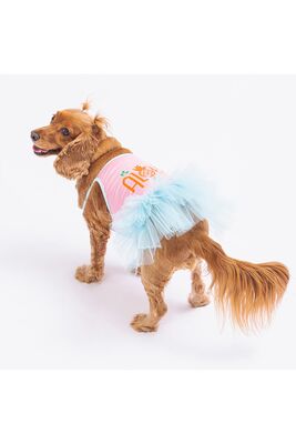 Pawstar - Pawstar Pembe Aloha Kedi Köpek Elbisesi - Kedi Köpek Kıyafeti Medium