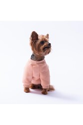 Pawstar Pembe Dublin Hopper Tavşan Kulaklı Kedi Köpek Sweat- Kedi Köpek Kıyafeti 2XL - Thumbnail