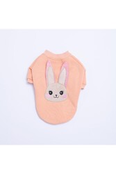 Pawstar Pembe Dublin Hopper Tavşan Kulaklı Kedi Köpek Sweat- Kedi Köpek Kıyafeti XL - Thumbnail