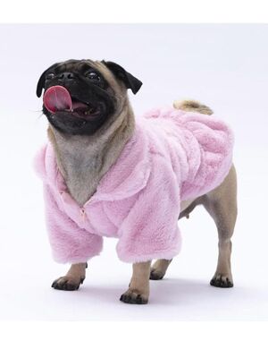 Pawstar - Pawstar Pembe Paris Ceket Kedi Köpek Ceketi Kedi Köpek Kıyafeti Kedi Köpek Elbisesi 2XL