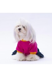 Pawstar Pembe Santa Rosa Kedi Köpek Elbisesi Köpek Kıyafeti Kedi Kıyafeti 2XL - Thumbnail