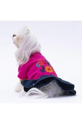 Pawstar Pembe Santa Rosa Kedi Köpek Elbisesi Köpek Kıyafeti Kedi Kıyafeti 2XL - Thumbnail