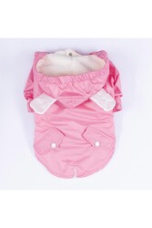 Pawstar Pembe Sydney Köpek Montu Köpek Yağmurluk Köpek Kıyafeti Köpek Elbisesi 2XL - Thumbnail