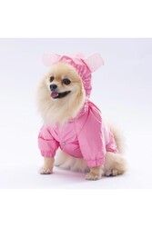Pawstar Pembe Sydney Köpek Montu Köpek Yağmurluk Köpek Kıyafeti Köpek Elbisesi XL - Thumbnail