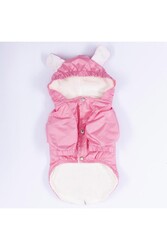 Pawstar Pembe Sydney Köpek Montu Köpek Yağmurluk Köpek Kıyafeti Köpek Elbisesi XL - Thumbnail