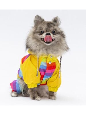 Pawstar - Pawstar Peru Köpek Tulum Yağmurluğu Köpek Yağmurluk Köpek Kıyafeti Köpek Elbisesi M
