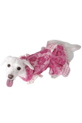 Pawstar Pink Rose Dress Pembe Gül Elbise Kedi Köpek Elbisesi Kedi Köpek Kıyafeti Large - Thumbnail
