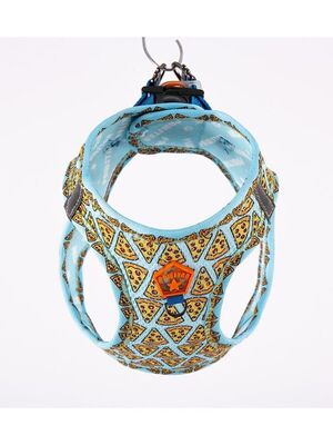 Pawstar - Pawstar Pizza Air-mesh Göğüs Tasması Kedi Köpek Göğüs Tasması Small