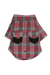 Pawstar Red Plaid Kırmızı Ekose Büyük Köpek Gömleği Köpek Kıyafeti 3XL - Thumbnail