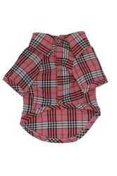 Pawstar Red Plaid Kırmızı Ekose Büyük Köpek Gömleği Köpek Kıyafeti 3XL - Thumbnail