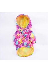 Pawstar Rosea Camouflage Fileli Köpek Montu Köpek Yağmurluk Köpek Kıyafeti Köpek Elbisesi M - Thumbnail