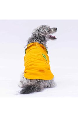 Pawstar - Pawstar Sarı Marine Polo Yaka Kedi Köpek Tişörtü- Kedi Köpek Kıyafeti XL