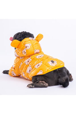 Pawstar - Pawstar Sarı Teddy Puff Köpek Montu Köpek Yağmurluk XL 