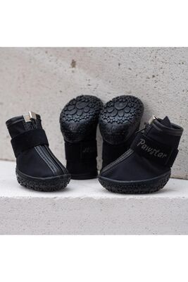 Pawstar - Pawstar Siyah Köpek Ayakkabısı-Köpek Patiği