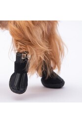 Pawstar Siyah Köpek Ayakkabısı-Köpek Patiği - Thumbnail