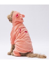 Pawstar Somon Koala Orta ve Büyük Irk Peluş Tulum Köpek Tulumu Köpek Kıyafeti Kedi Kıyafeti 4XL - Thumbnail