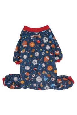 Pawstar - Pawstar Sport Rompers Spor Kedi Köpek Penye Pijama Tulum L