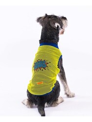 Pawstar Süper Hero Kedi Köpek Tişörtü - Kedi Köpek Kıyafeti XLarge - Thumbnail