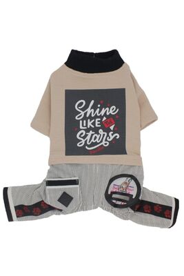 Pawstar - Pawstar Taş Shine Tulum Kedi Köpek Tulumu Kedi Köpek Kıyafeti - XL