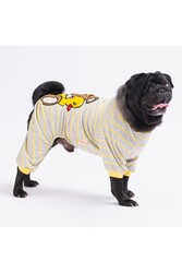 Pawstar Tedy Bear Kedi Köpek Pijaması - Kedi Köpek Tulumu - Kedi Köpek Kıyafeti Large - Thumbnail