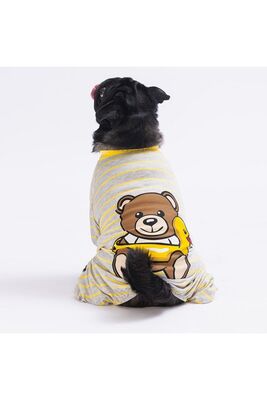 Pawstar - Pawstar Tedy Bear Kedi Köpek Pijaması - Kedi Köpek Tulumu - Kedi Köpek Kıyafeti Medium