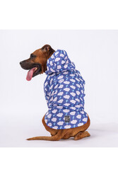 Pawstar Tonitruum Fileli Orta ve Büyük Irk Köpek Montu Köpek Yağmurluk Köpek Elbisesi Köpek Kıyafeti 5XL - Thumbnail