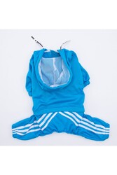 Pawstar Turkuaz Tuta Orta Ve Büyük Irk Köpek Tulumu Köpek Kıyafeti 4XL - Thumbnail