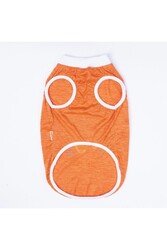 Pawstar Turuncu Joy Büyük Köpek Tişörtü - Köpek Kıyafeti (15 KG-45 KG) 5XL - Thumbnail
