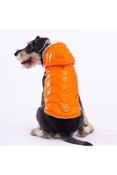 Pawstar Turuncu Light Wave Anorak Yelek Köpek Yeleği Köpek Kıyafeti Köpek Yağmurluk l - Thumbnail