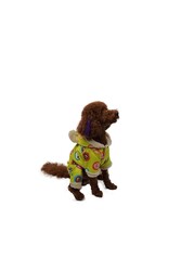 Pawstar Yeşil Animals Romper Küçük Ve Orta Irklar Için Tulum-mont Yağmurluk Köpek Kıyafeti 2XL - Thumbnail