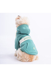 Pawstar Yeşil Cute Köpek Hoodie Köpek Sweat Köpek Kıyafeti Kedi Kıyafeti -L - Thumbnail