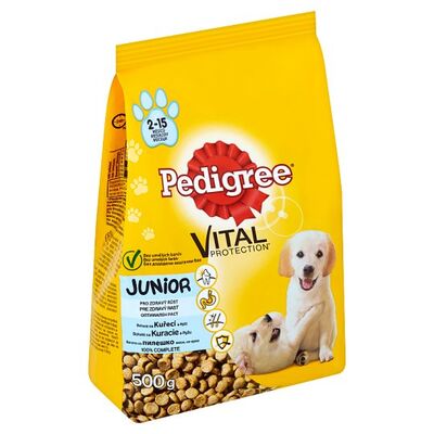 Pedigree - Pedigree Kümes Hayvanı ve Pirinçli Yavru Kuru Köpek Maması 500 gr