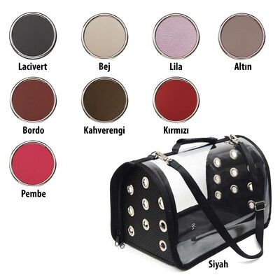 Miapet - Pet Style Flybag Şeffaf Kedi Köpek Taşıma Çantası 44 Cm