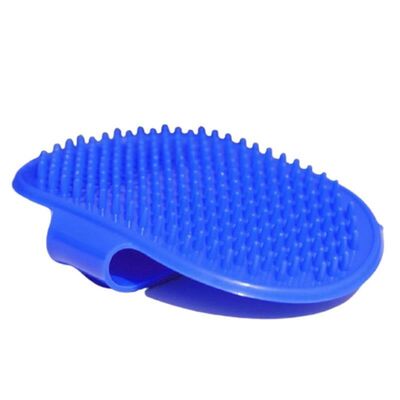 Petamin - Petamin Plastik Kedi ve Köpek Banyo ve Tarama Fırçası Renkli