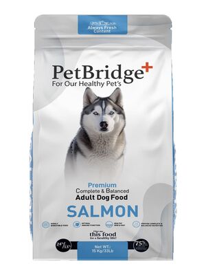 PetBridge Supplementary Food - Petbridge Somonlu Yetişkin Köpek Maması 15 Kg