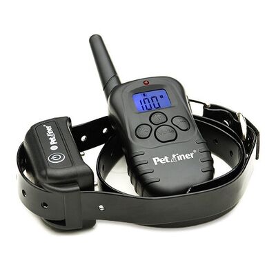 Petrainer - Petrainer PET998DB Su Geçirmez Uzaktan Kumandalı 4 Fonksiyonlu 300 M Havlama Önleyici Tasma