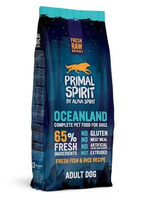 Alpha Spirit - Primal Spirit Yetişkin Köpek Maması Okyanus Balıklı 12 kg