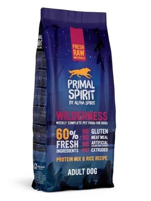 Alpha Spirit - Primal Spirit Yetişkin Köpek Maması Yaban Hayvanlı 12 kg
