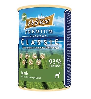 Prince - Prince Kuzulu Tavuklu ve Sebzeli Ezme Köpek Konservesi 400 Gr