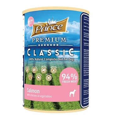 Prince - Prince Somonlu Tavuklu ve Sebzeli Ezme Köpek Konservesi 400 Gr