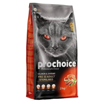Pro Choice - ProChoice Pro 33 Somonlu Kısır Kedi Maması 2 Kg