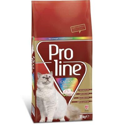 Proline - Proline Renkli Taneli Tavuklu Yetişkin Kuru Kedi Maması 15 Kg
