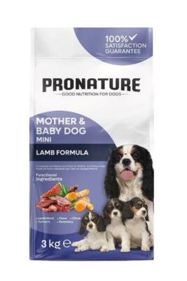 pronature - Pro Nature Mother & Baby Kuru Köpek Maması (Mini) Kuzu Etli 3 Kg